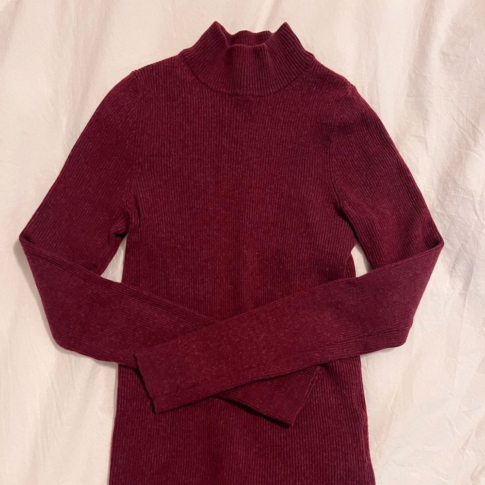 & Other Stories mock neck / turtleneck sweater